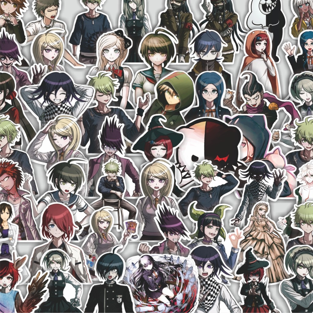 

Stiker Cutting Pack Stiker Anime Danganronpa Isi 100Pcs Series Aesthetic Lucu Keren Untuk Koper Bahan Vynil