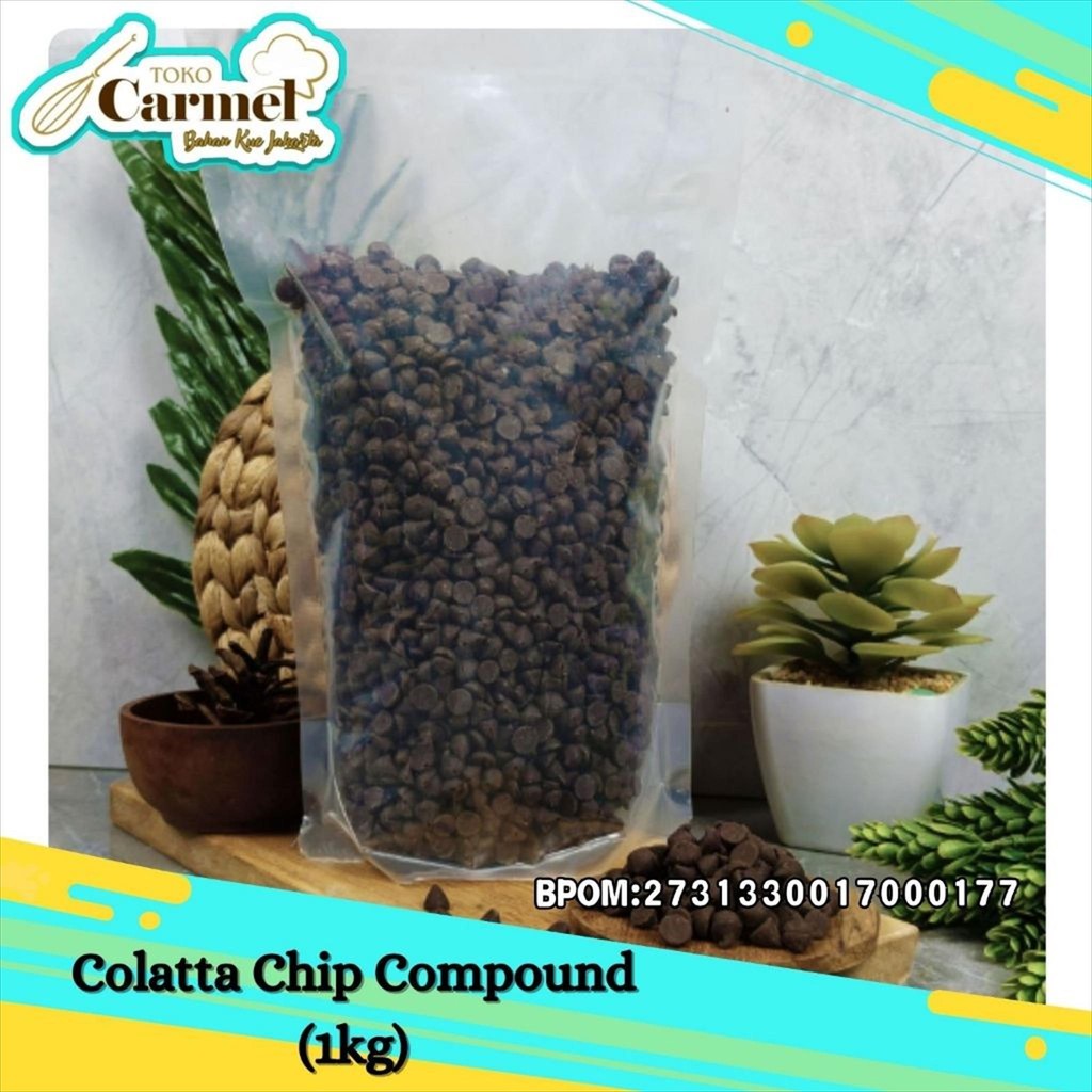 

Colatta Coklat Chip Kerucut - 1kg Coklat Compound