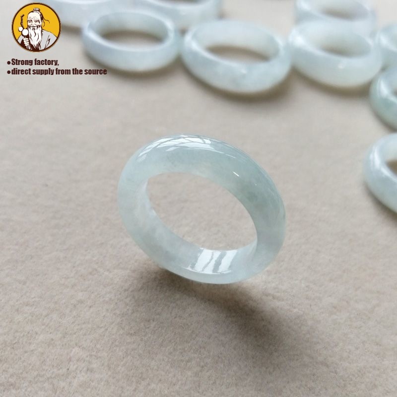 Alami Batu giok, cincin pasangan, cincin giok.