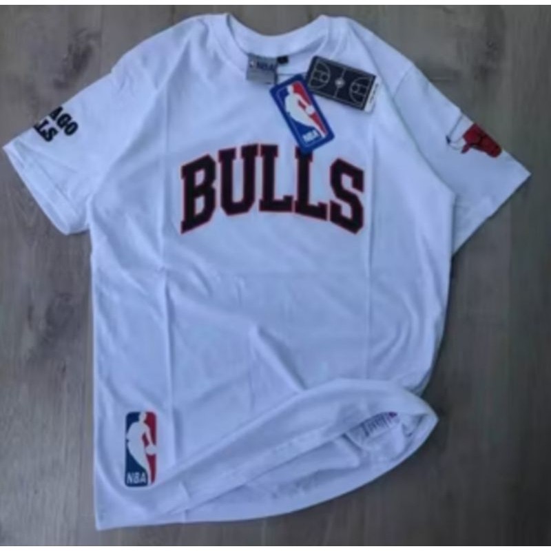 kaos Chicago Bulls pria kaos Bulls NBA Baju Bulls pria wanita - combed 30S
