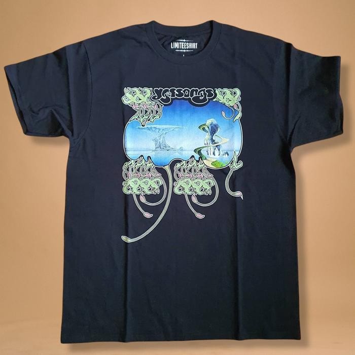 (COD) Tshirt / Kaos Progrock Group Yes - Yessongs - Hitam, XL
