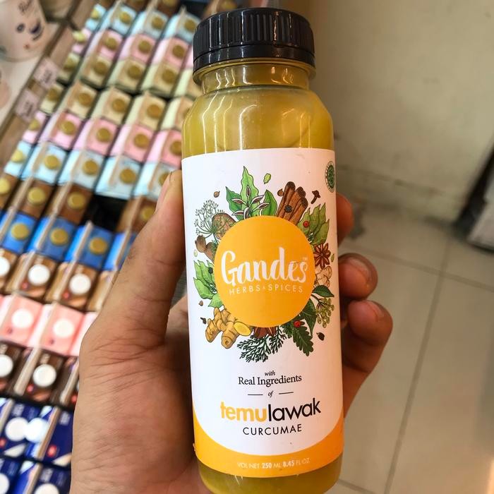 

Gandes minuman Herbal rasa temulawak 250 ml