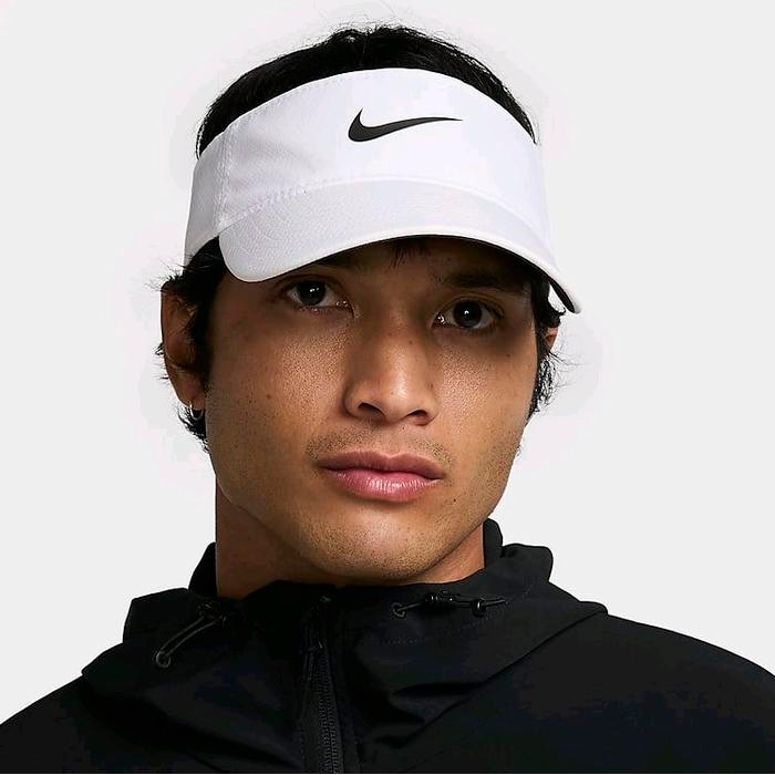 HJ3689 100 Nike Ace Dri-FIT Visor White Putih Topi Original 100% - S/M Co