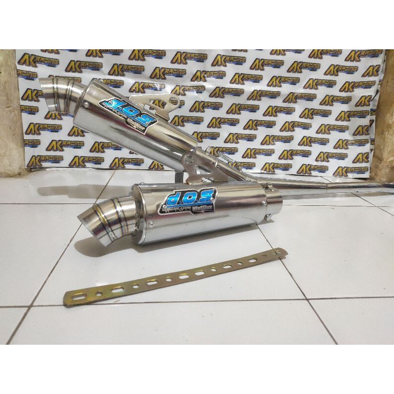 KNALPOT RACING DOS KNALPOT MURAH NGEEBASSS KNALPOT MOTOR SUPRA, VEGA, KARISMA, REVO, ALL BEBEK
