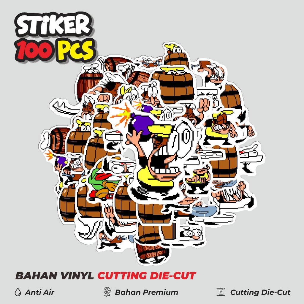 

Terbaru! 50 pcs Pizza T Pepi V21 Dekorasi Lucu Kreatif untuk Notebook, Skateboard, HP