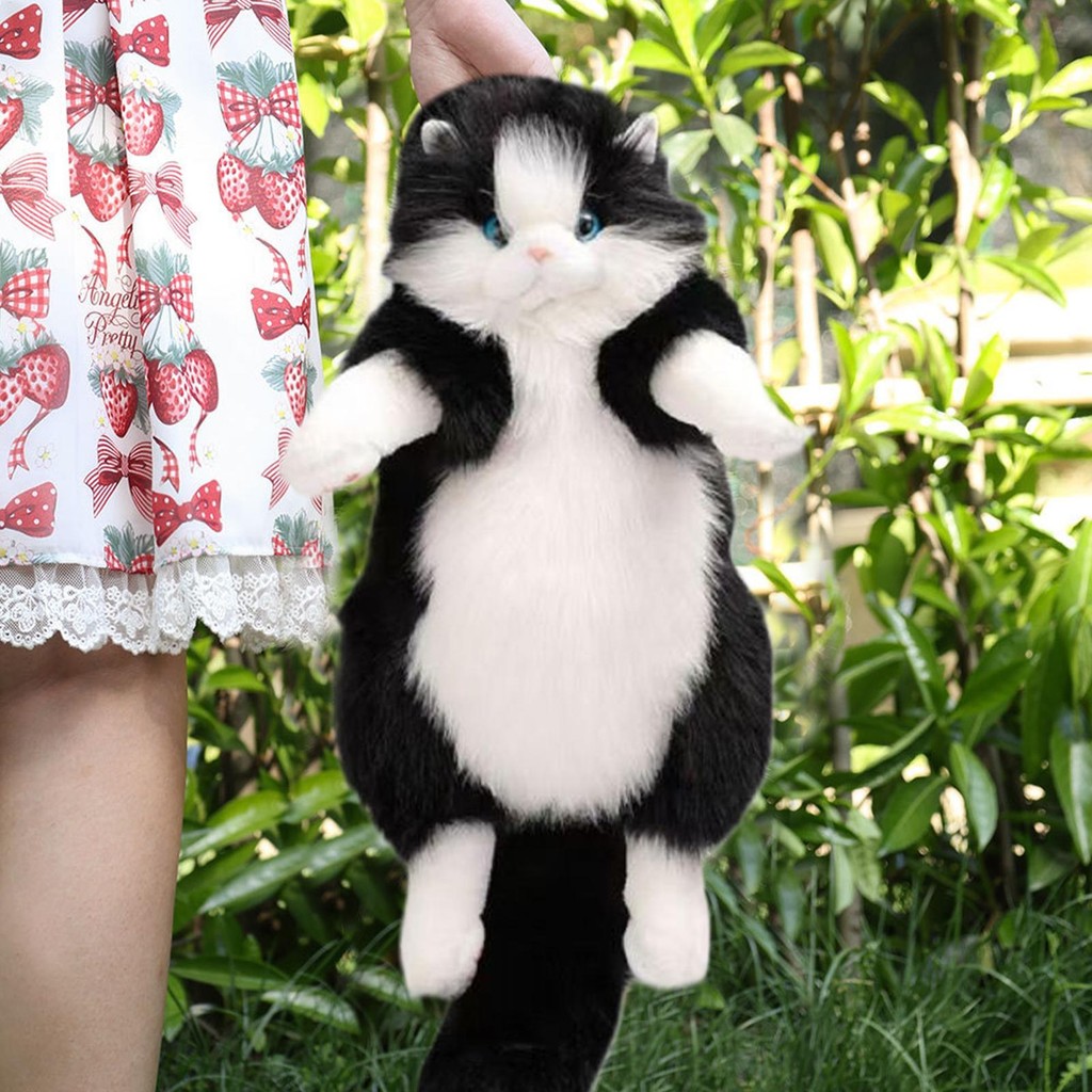 

New Fashion Plush Backpack Cat Book Bag Funny Cartoon Large-Capacity Student Backpack Kindergarten Bag Child Gift