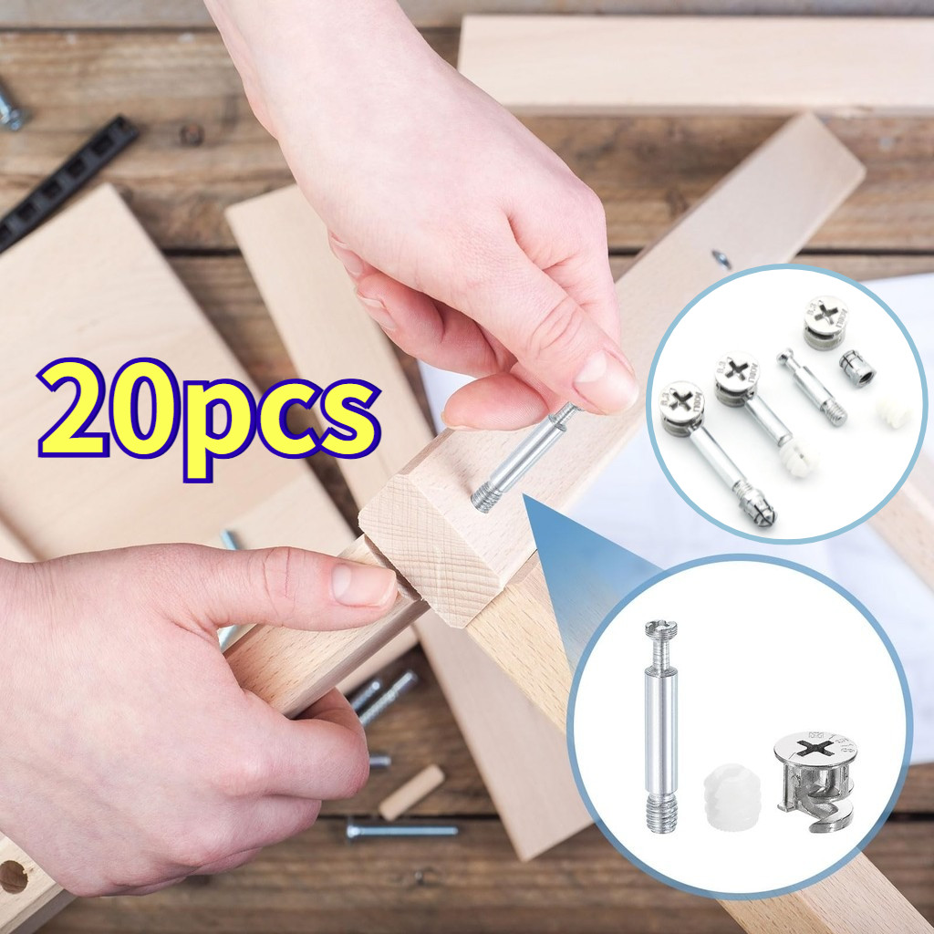3 In 1 Baut Knock Down Minifix / Minifix Baut Knock Down Skrup 20pcs