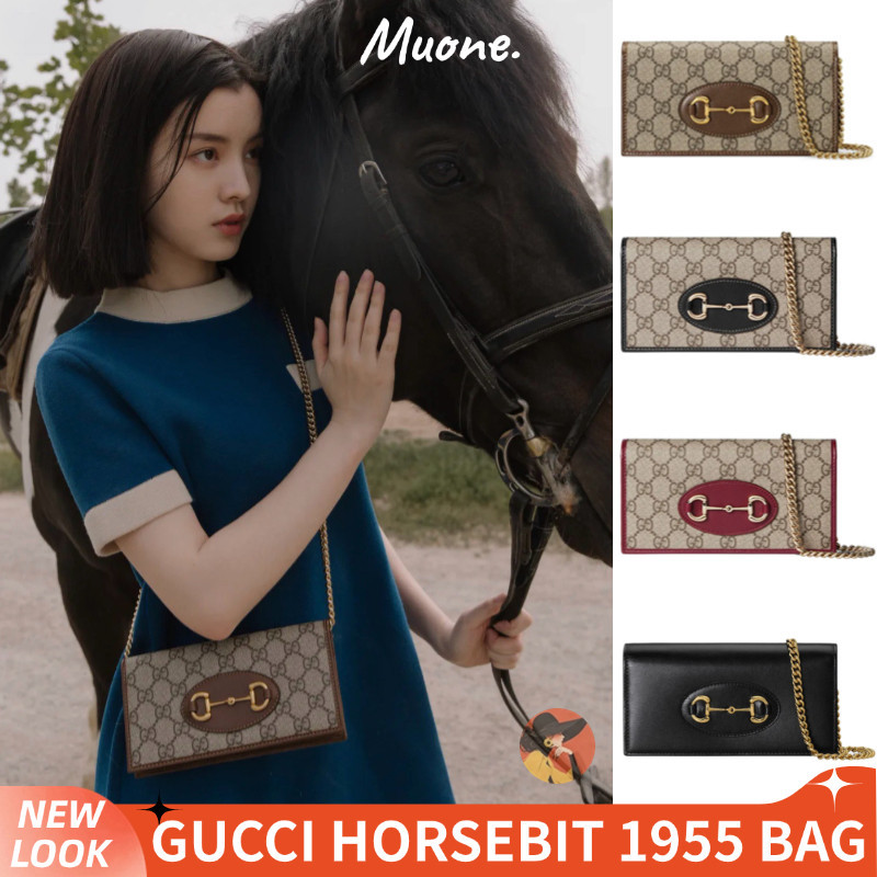 Gucci Horsebit 1955 Wallet On Chain Women's Shoulder Bag Tas punggung wanita / tas rantai