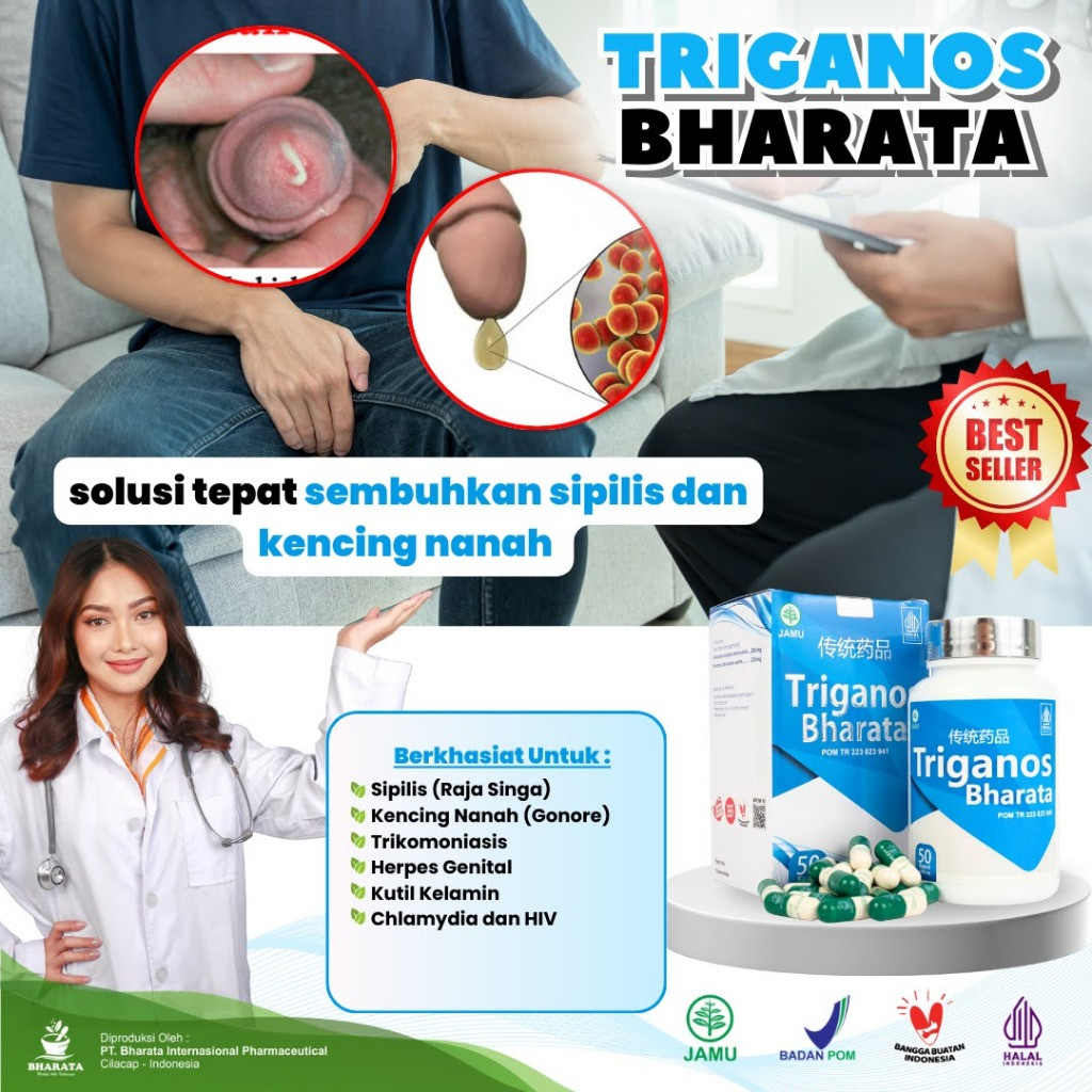 Obat Sipilis - Gonore - Kencing Nanah - HIV - Triganos Bharata 100% Paling Ampuh