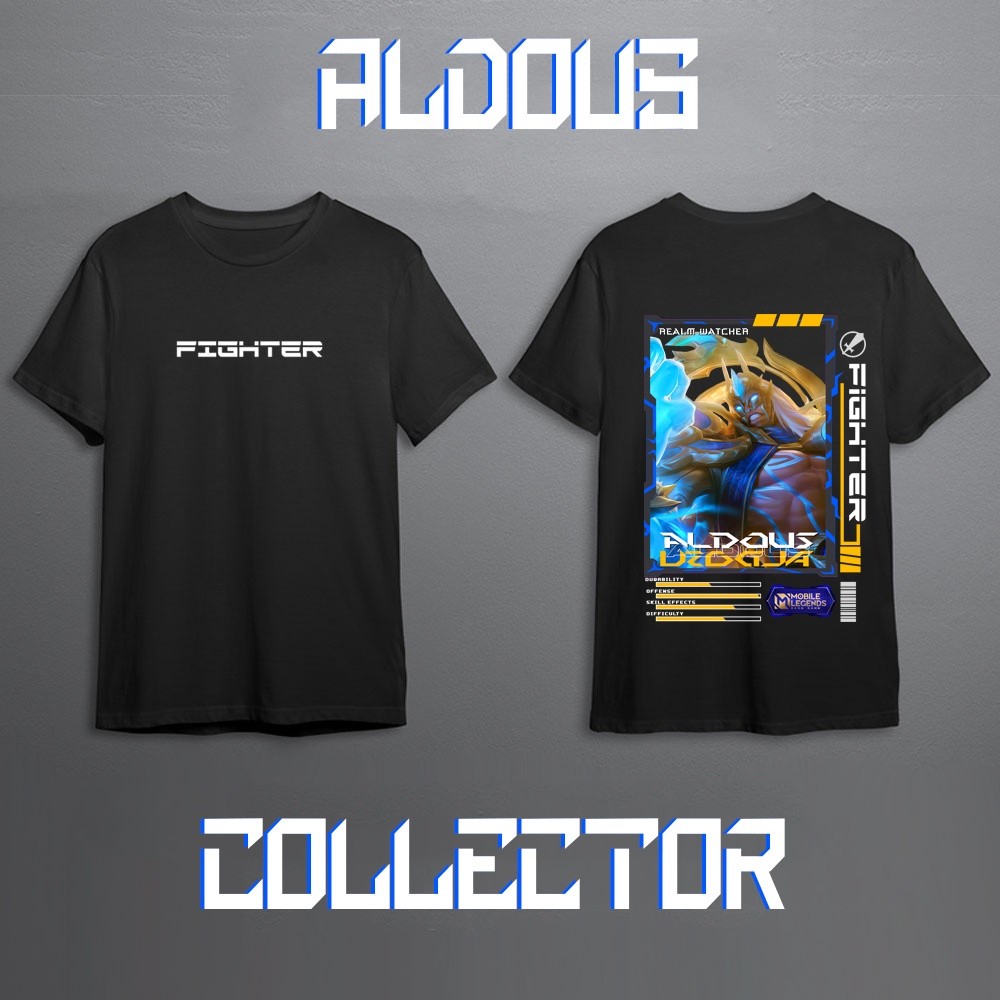 KAOS HERO MOBILE LEGEND ALODUS FIGHTER SKIN KEREN//KAOS ML//KAOS MOBILE LEGEND//KAOS ALDOUS COLLECTO