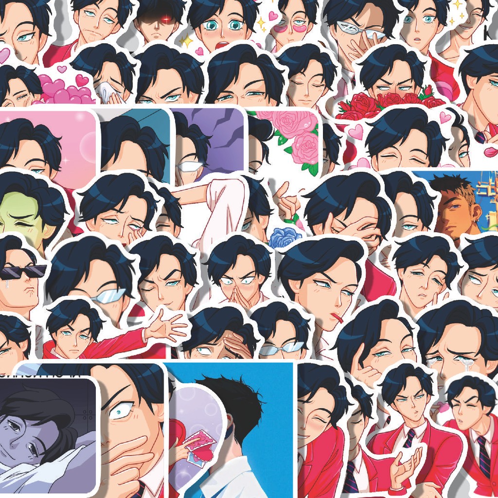 

Stiker Cutting Pack Stiker Yan Boys Isi 100Pcs Series Aesthetic Lucu Keren Untuk Koper Bahan Vynil