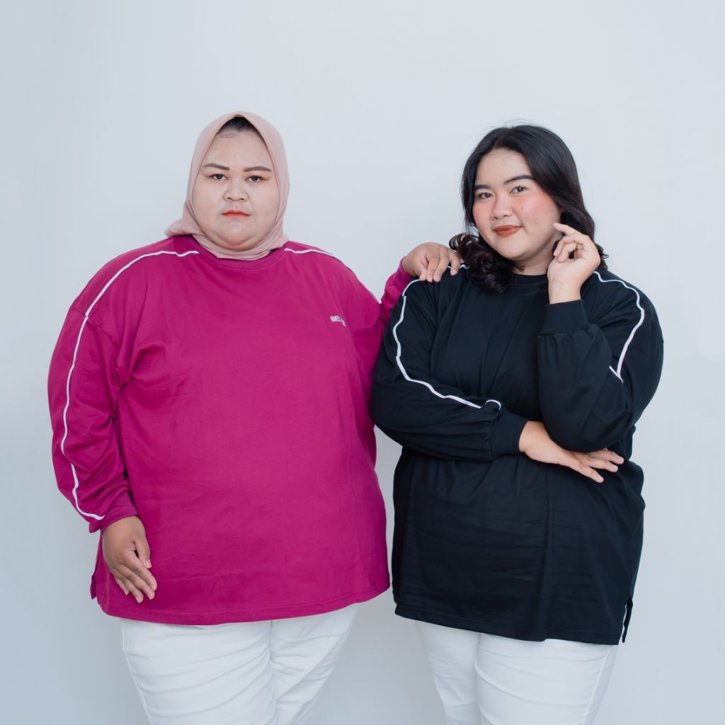 ANARASY   KAOS OVERSIZE KAOS JUMBO LD 140CM & LD 160CM. BAHAN COMBED 24S