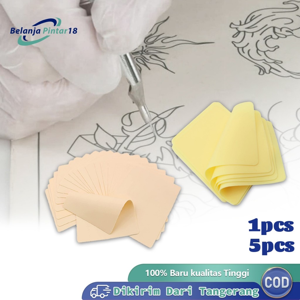 Kulit Latihan Sulam Alis 5pcs Tattoo Practice Skin Kulit Sintetis Untuk Belajar Sulam Kulit Palsu