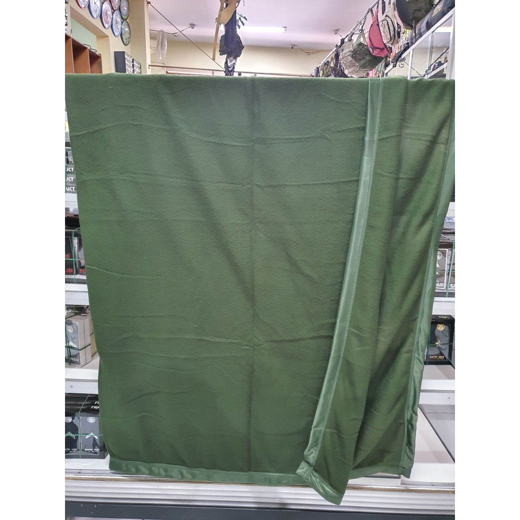 SELIMUT JATAH TNI AD Selimut Hijau Jatah TNI - Selimut Besar Jatah HIJAU