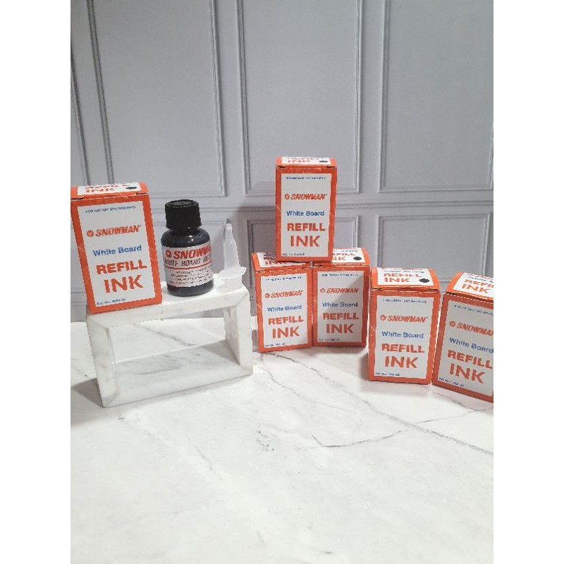 

isi tinta spidol whiteboard/isi spidol bisa dihapus untuk papan tulis/refill tinta spidol snowman