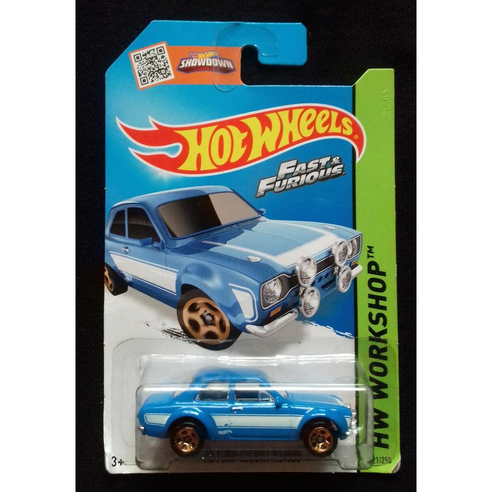 MAINAN... Hotwheels Fast & Furious '70 Ford Escort RS1600