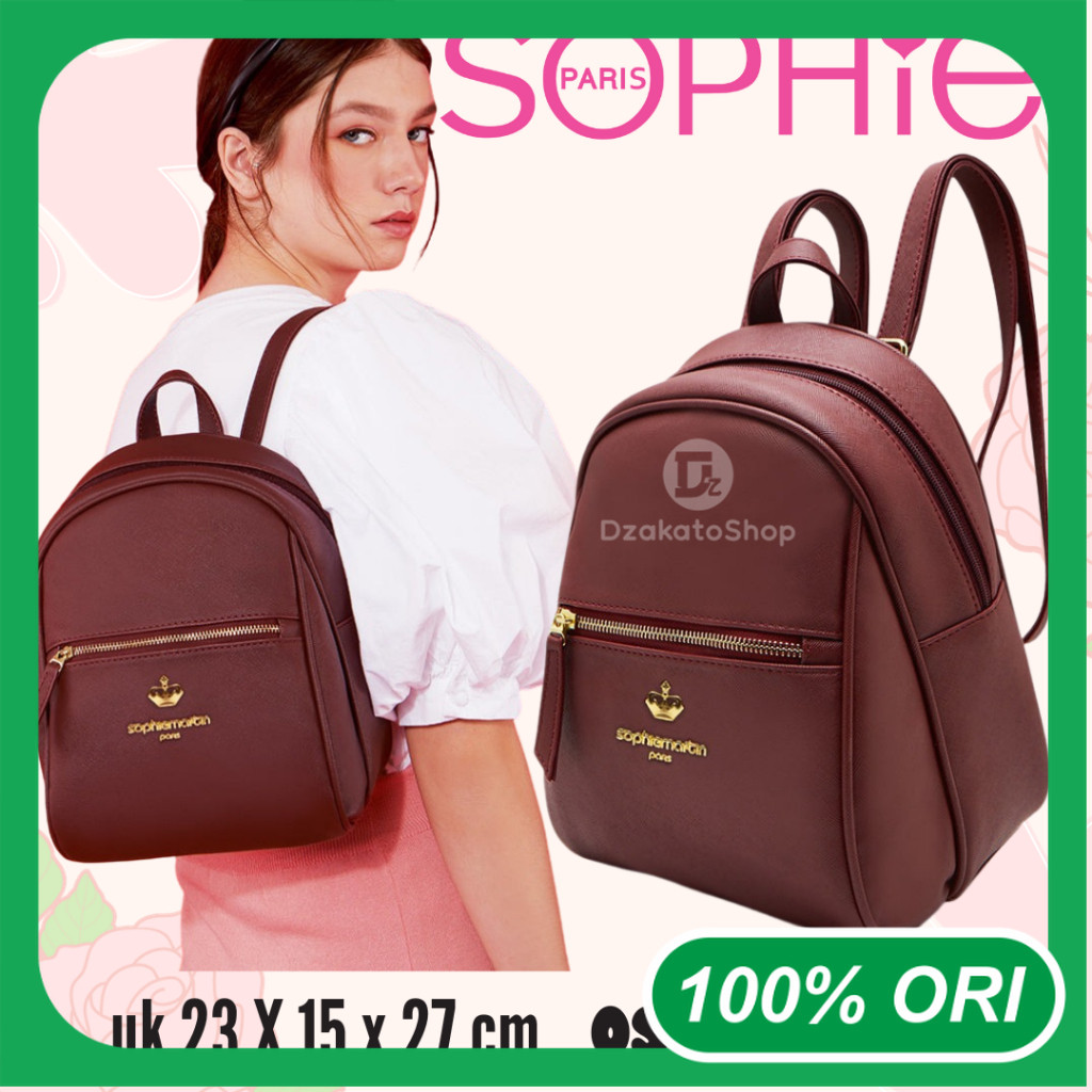 Sophie Martin Paris Tas Ransel Wanita Osannia SAS KAtalog 2025 Original Backpack Bag Dzakatoshop ori