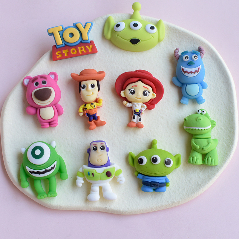 

10/20PCS Toy Story Woody Buzz Lightyear Cartoon Resin Accessories Phone Case Hair Accessories DIY Accessories