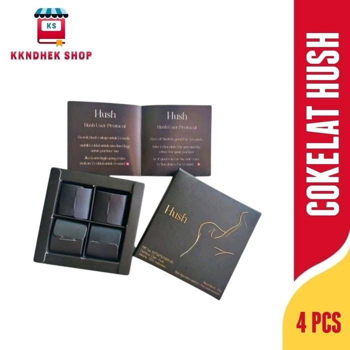 

CHOCOLATE HUSH COKELAT FOR COUPLE ASLI ORIGINAL HUSH COKELAT 1 BOX ISI 4 CHOCOLATE