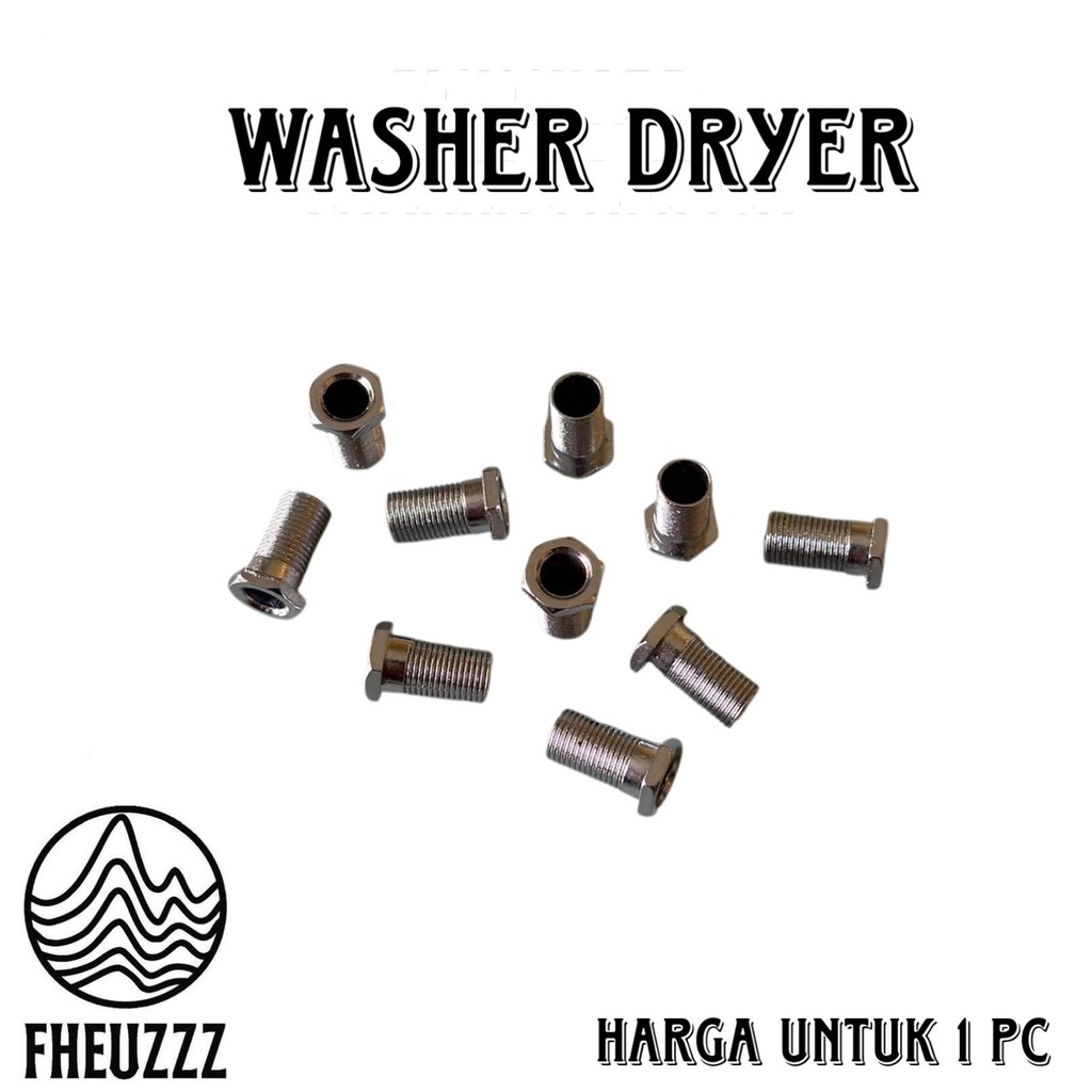 Washer Mur Dryer Baut Puteran Senar Gitar Elektrik Chrome