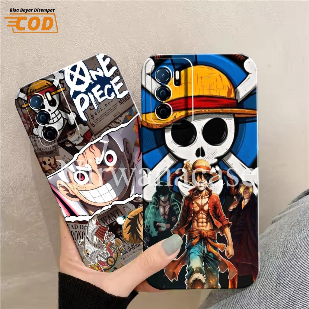 Cassing Hp Oppo A16 - Case Oppo A16s - Case Oppo A54s Motif Luffy Gear 5 Case Pro Camera Lentur - Fa