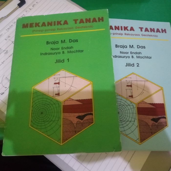 PAKET BUKU Mekanika Tanah Jilid 1dan 2 BRAJA M DAS