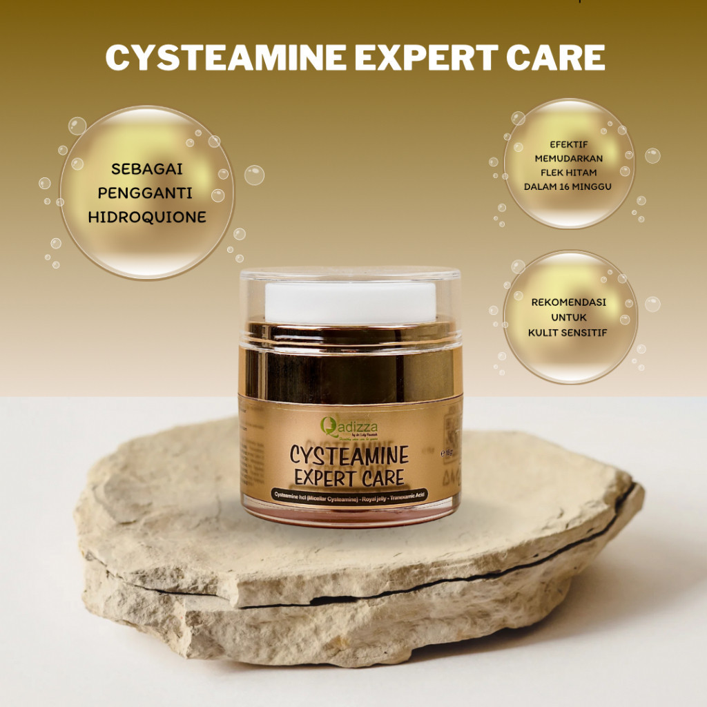 QADIZZA CYSTEAMINE 5% EXPERT CARE (Cysteamine Untuk Kulit Sensitif - Efektif Memudarkan Flek Hitam d