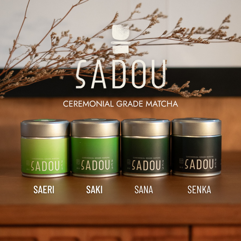 

FLAVORYA Sadou Seicha Ceremonial Grade Matcha Powder: Saeri, Saki, Sana, Senka, Sumire, Shion - Bubuk Matcha Murni 30g