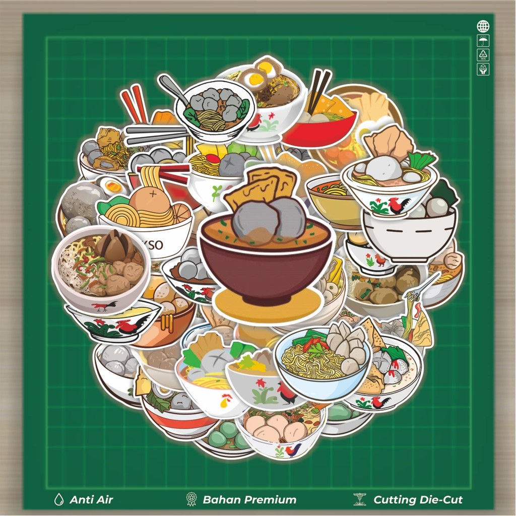 

HOT 50 PCS STIKER Stiker Bakso Cartoon Stiker Fashion Cars Decal Dingin Kartu Album Custom Vinyl Anti Air- Sticker Aesthetic Buku Journal Koper Casing HP Tablet Laptop Helm Motor Botol Minum