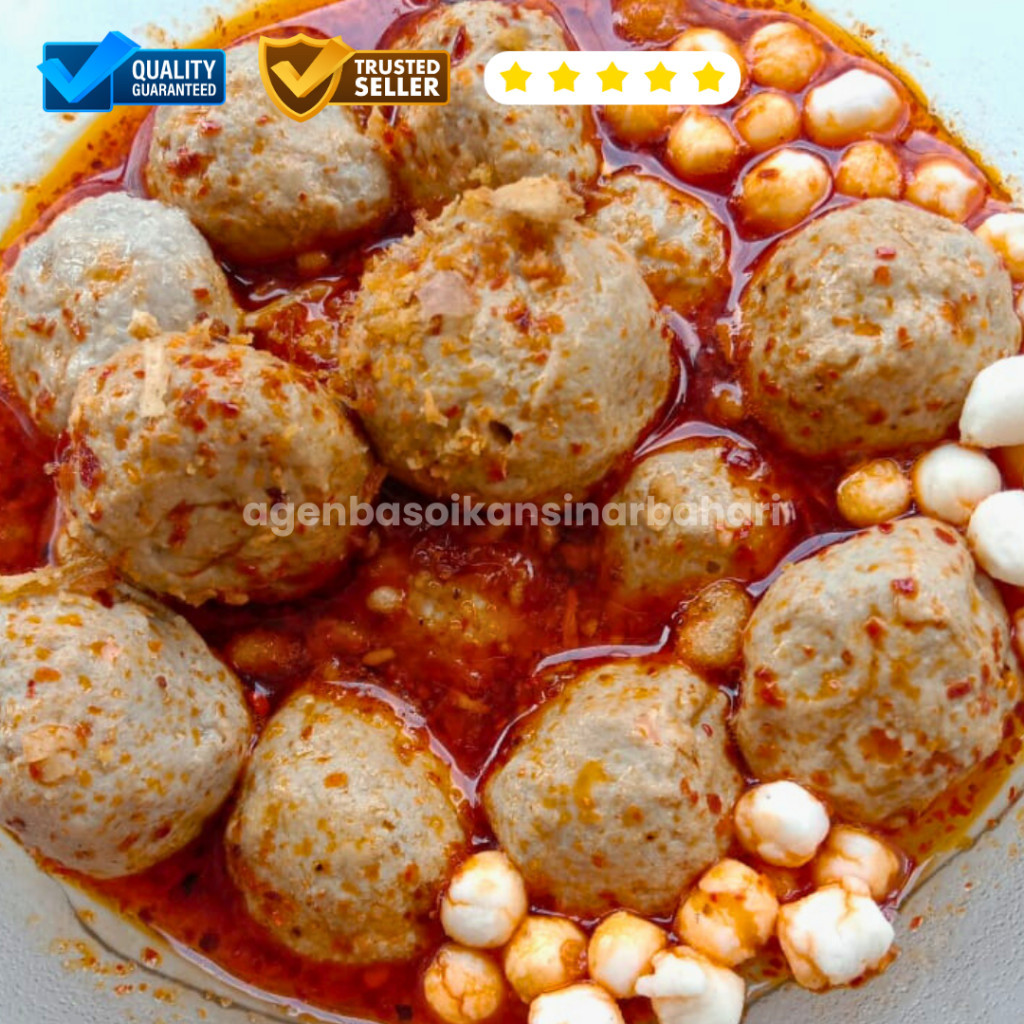 BAKSO / BASO IKAN SINAR BAHARI BANDUNG Kemasan Ekonomis 12 Bakso Ikan Kecil