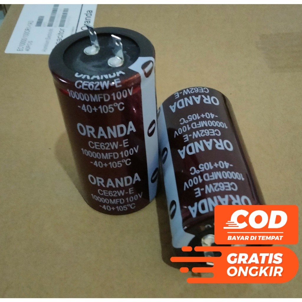 ELCO 10000 UF 100 VOLT MERK ORANDA ORIGINAL