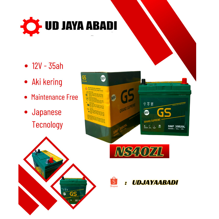 DRIVEONE AKI MOBIL GS GRAND SUPREME NS40ZL CALYA, SIGRA, BRIO, AYLA, JAZZ