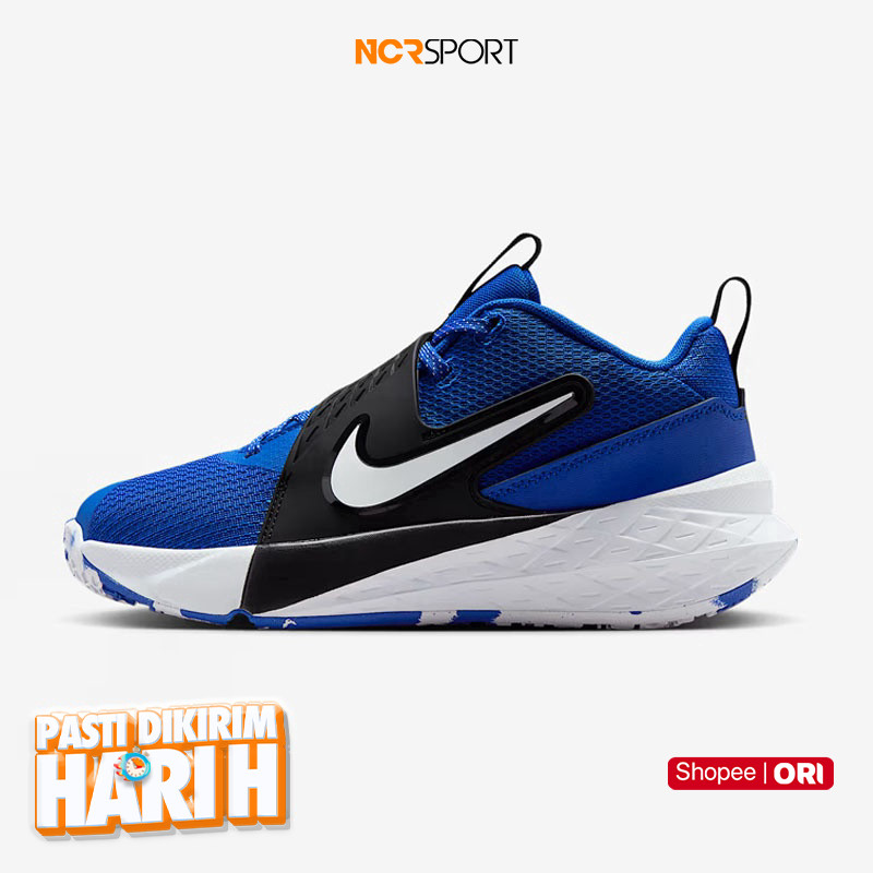NCR SPORT Sepatu Basket Nike Team Hustle D 12 Gs Game Royal - Black - White Original Hf6279-400