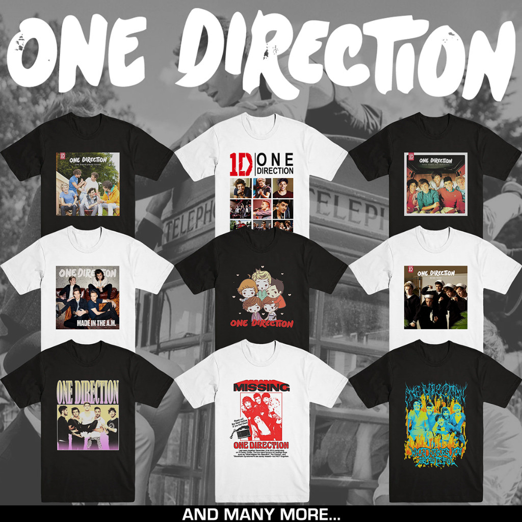 ONE DIRECTION - 1D | T-SHIRT MUSIC | TEEN POP | MERCHANDISE2