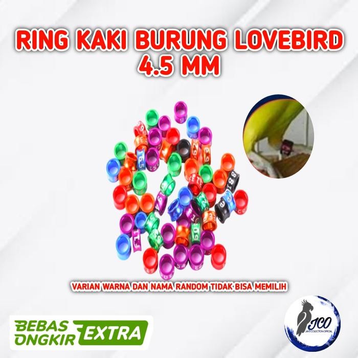 RING KAKI BURUNG LOVEBIRD GELANG KAKI BURUNG LOVEBIRD
