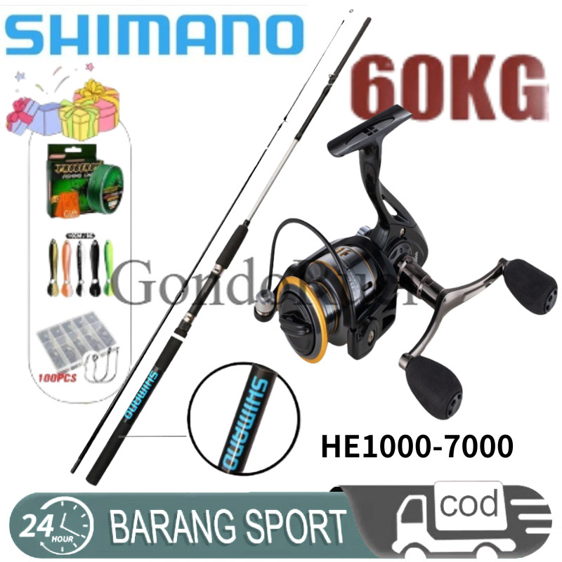 PromoSET HITAM 2025: Joran Carbon Teleskopik 1.8-3.0M + Reel Metal Dual Arm 5000 5.2:1 6BB - PAKET L