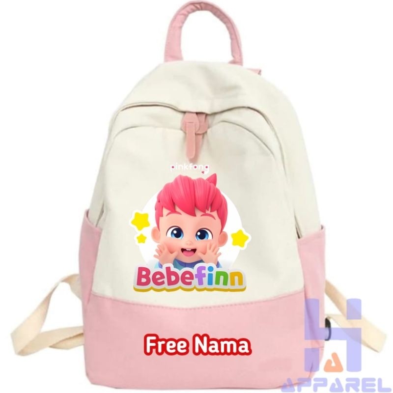 TAS RANSEL ANAK BEBEFINN PINKFONG - TAS ANAK RANSEL SEKOLAH / TAS PUNGGUNG GENDONG TERBARU