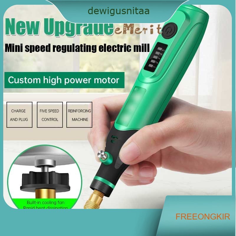 Gerenda listrik Bor Mini 12V DC 15000 RPM Mini Drill Electric Engraver Grinder Gerinda Electrik List