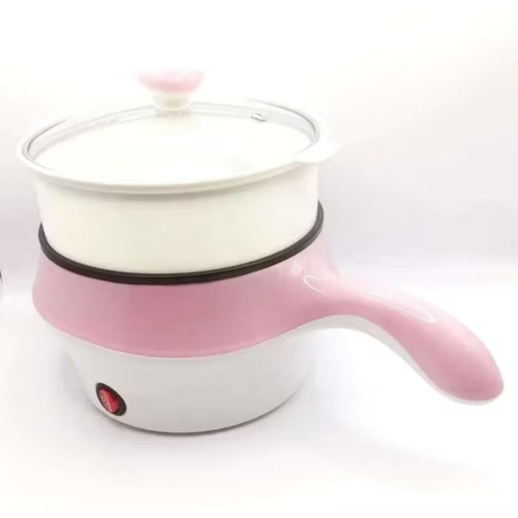 Panci Listrik Kompor Listrik Mini 1.2L KomporListrik Pelapis Anti Lengket Multifungsi  panci listrik