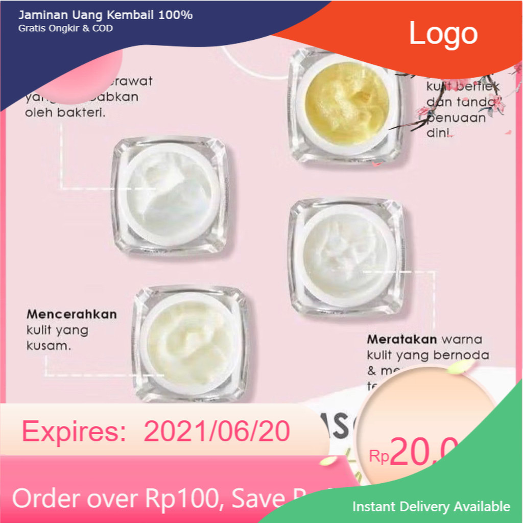 NIGHT WHITENING, NIGHT ACNE,LUMINOUS,ULTIMATE MALAM ECER MS GLOW Dan DAY CREAM ECER MSGLOW PAKET MSG