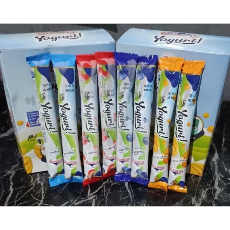 Cimory Yogurt stick 1 box isi 25 pcs 5 varian rasa segar Murah Bandung