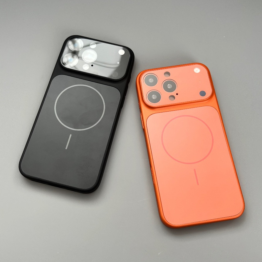 New Instantly Change To 17 Hose Ultra-thin Big Window Orange New IPhone 17 16 15 14 13 ProMax 17 Air