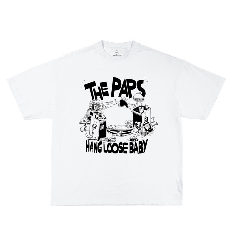 Mode Cetak The Paps - Kaos Bayi Hang Loose Band Reggae UNISEX Atasan Luar Ruangan