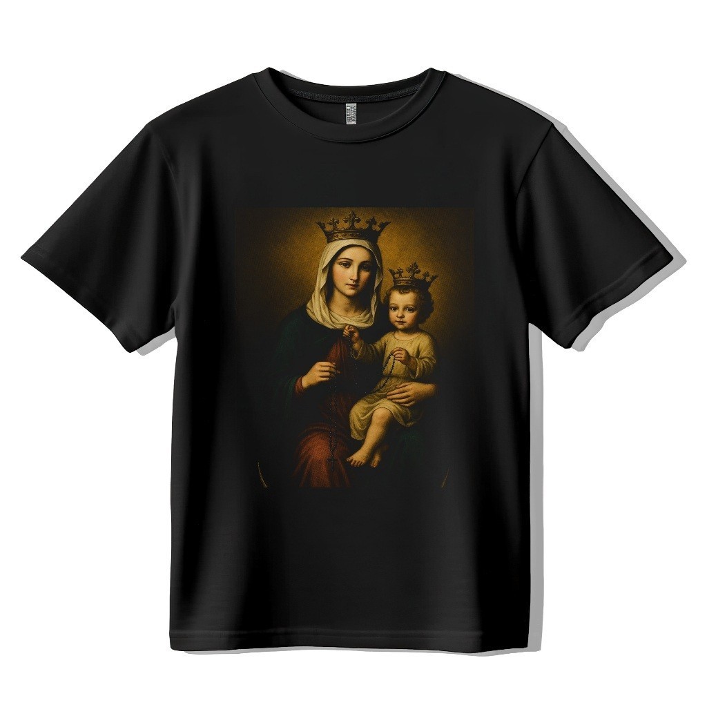 NOECLOTH - T-shirt Vintage Tema KRISTEN YESUS BUNDA MARIA I Kaos Tebal 24s M-XXL