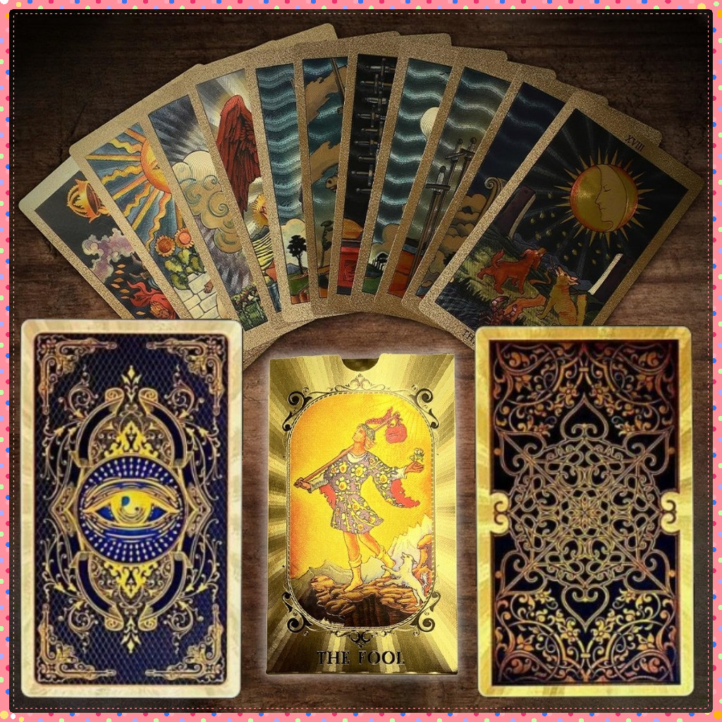 78Pcs/Set Rider Tarot / Tarot Card Deck / Tarot Rider Waite Tarot Ramalan / Rider Tarot / Kartu Taro