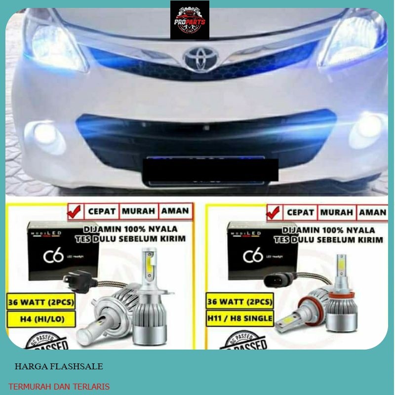 LAMPU UTAMA MOBIL | LED HEADLAMP | Avanza-Xenia-Jazz-Calya-Sigra-Brio