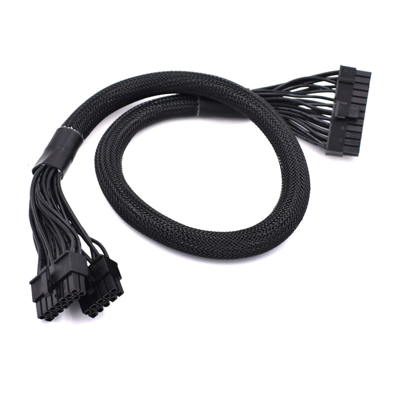Modular 14 Pin+10 Pin to ATX 24Pin Power supply Cable for Corsair HX1200i HX1000i HX850i HX750i AX15
