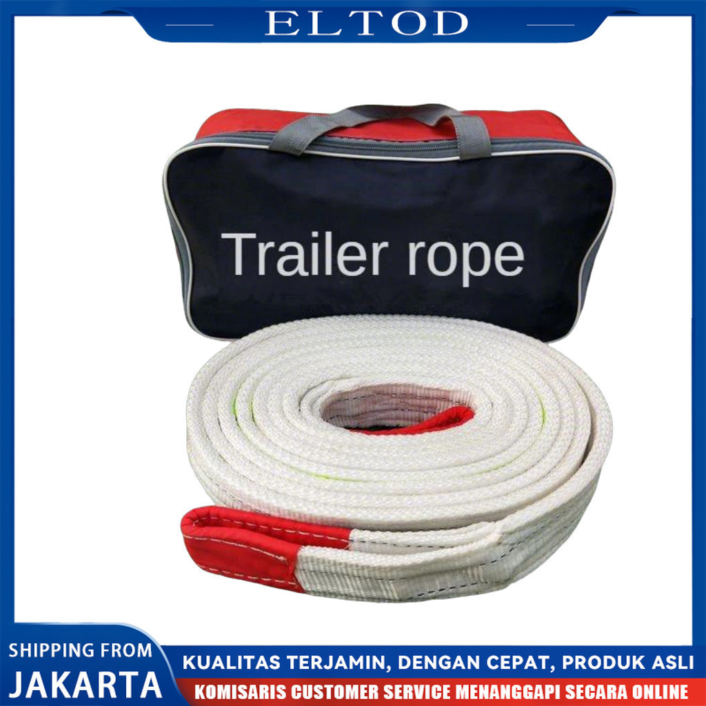 AutoEx Gear Store 10 Ton Car with Trailer Rope Car Rescue Traction Rope Off-road Vehicle Car Truck T