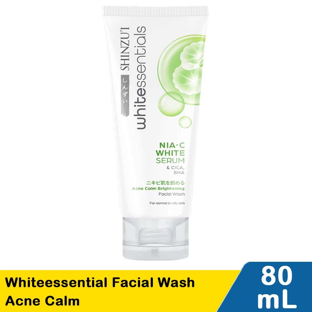 SHINZU'I WHITEESSENTIAL FACIAL WASH ACNE CALM 80mL