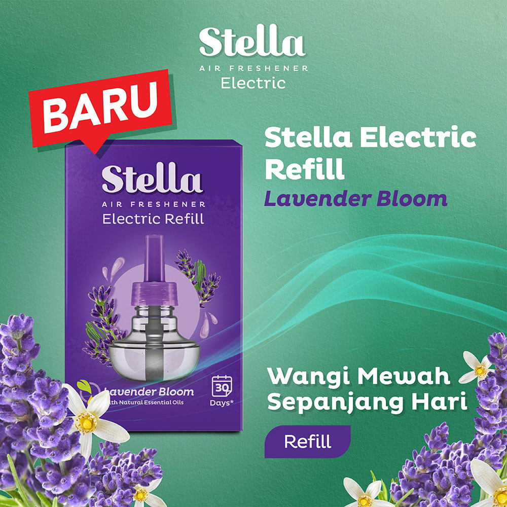 STELLA AIR FRESHENER ELECTRIC REFILL LAVENDER BLOOM 25mL